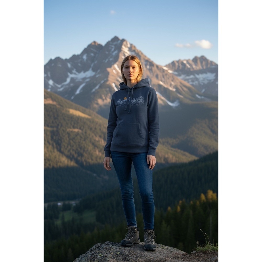 Durango Colorado Women's Size Small‎ Teal Cotton Blend Sweatshirt